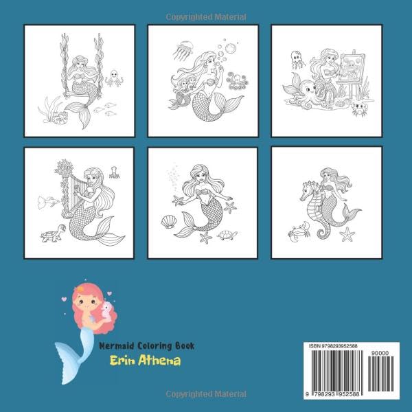 Magical Mermaid Coloring Quest: Deep Sea Fun for Little Artists