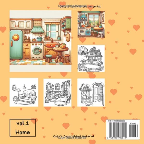 Hygge Places: Coloring Book for Adults and Teens, Amazing Designs , Awesome Pages to Relieve Stress by Caty S. (coloring books)