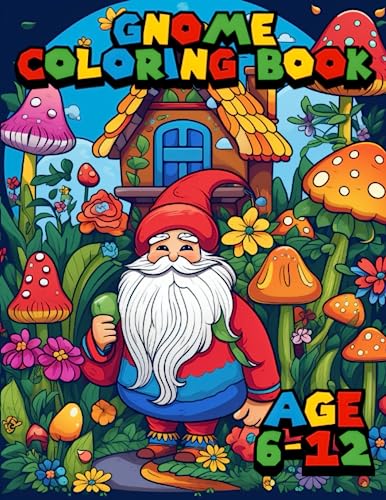 Gnome Coloring Book For Kids: Gnomes In Summer Coloring book, Great Gift Idea Kids