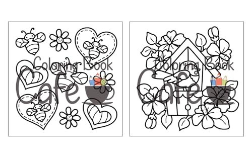 Cozy Spring: Cute Coloring Book for Adults & Teens with Easy and Bold Spring Inspired Designs (Bold and Easy Coloring Books)