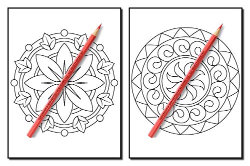 Mandalas for Beginners: An Adult Coloring Book with Fun, Easy, and Relaxing Coloring Pages (Easy Coloring Books)