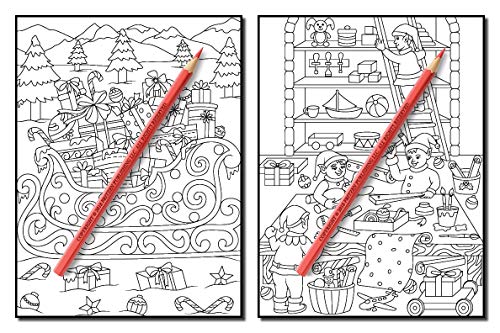Christmas Coloring Book: An Adult Coloring Book with Fun, Easy, and Relaxing Designs