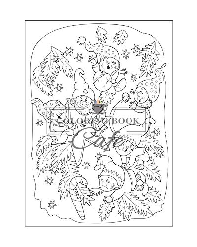 100 Christmas Scenes: An Adult Coloring Book Featuring 100 Fun, Easy and Relaxing Christmas Coloring Pages (Christmas Coloring Books)