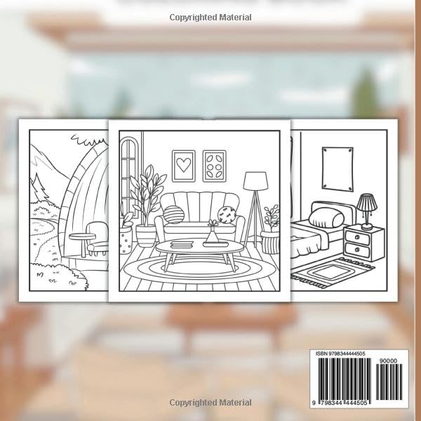 Bold and Easy Cozy Hygge Places Coloring Book for Kids - Fun, Simple, and Calming Coloring Pages for Young Artists Ages 3-7
