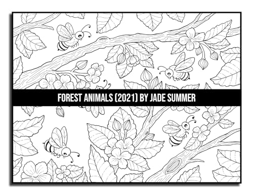 Forest Animals: An Adult Coloring Book with 50 Adorable Images of Woodland Creatures, Beautiful Flowers, Nature Scenes, and More!