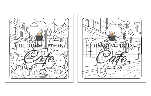 Paws & Hearts: Coloring Book for Adults & Teens Featuring Cozy Love Scenes with Adorable Animal Characters
