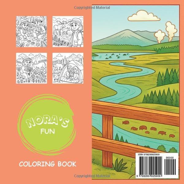 YELLOWSTONE: COLORING BOOK (NORA'S ADVENTURES)