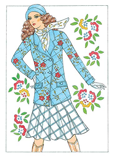 Creative Haven Fabulous Fashions of the 1970s Coloring Book (Adult Coloring Books: Fashion)