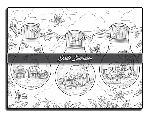 Fairy Homes Coloring Book: For Adults with Fantasy Designs for Fun and Relaxation