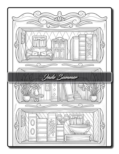 Fairy Homes Coloring Book: For Adults with Fantasy Designs for Fun and Relaxation