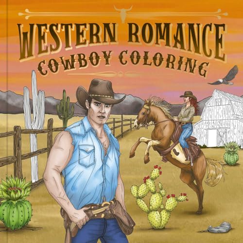Western Romance Cowboy Coloring