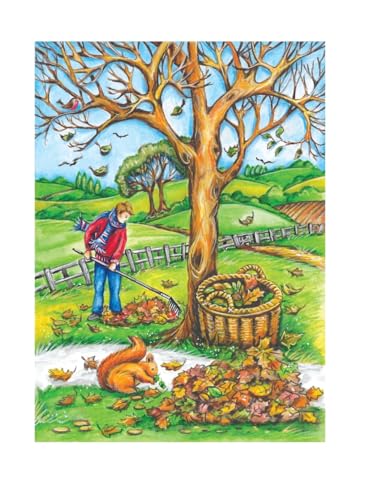 Creative Haven Autumn Scenes Coloring Book (Adult Coloring Books: Seasons)