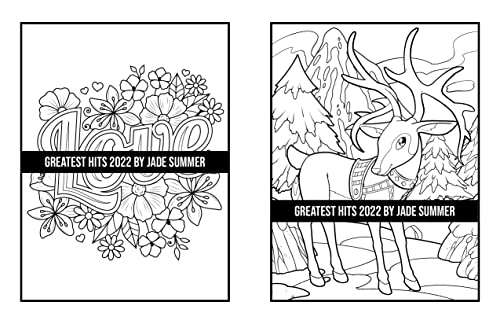 Greatest Hits: An Adult Coloring Book with the 100 Best Pages from the Jade Summer Collection