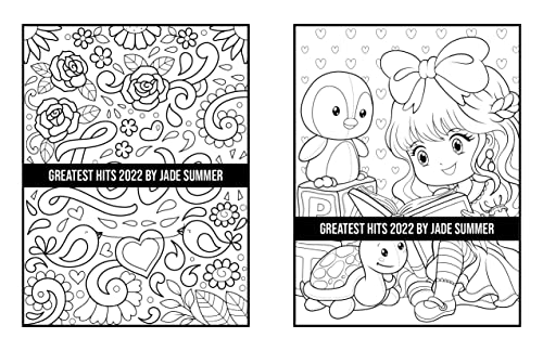 Greatest Hits: An Adult Coloring Book with the 100 Best Pages from the Jade Summer Collection