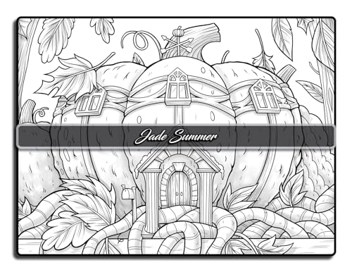 Fairy Homes Coloring Book: For Adults with Fantasy Designs for Fun and Relaxation