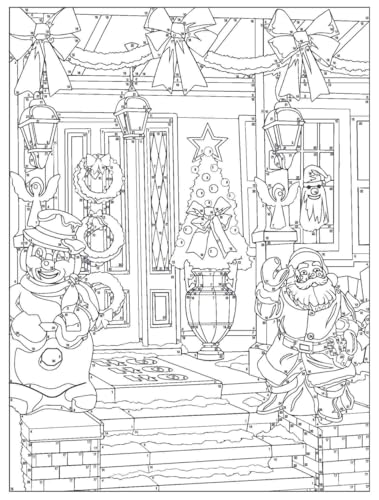 Creative Haven Christmas Color by Number (Adult Coloring Books: Christmas)