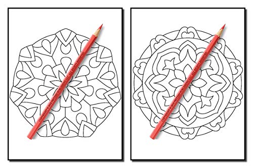 Mandalas for Beginners: An Adult Coloring Book with Fun, Easy, and Relaxing Coloring Pages (Easy Coloring Books)