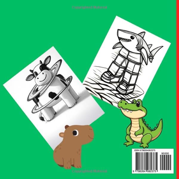 Color the Wacky World of Fun: Roblox-style silly characters to color for kids ages 3-12