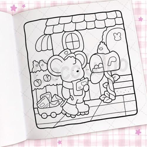 Cozy Days: Coloring Book for Adults and Kids (Cozy Spaces Coloring)