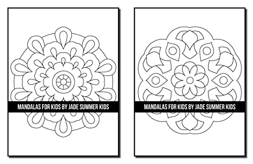 Mandala Coloring Book: For Kids with Fun, Easy, and Relaxing Mandalas for Boys and Girls
