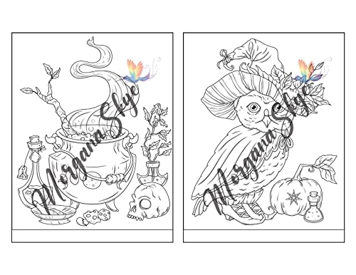 Witchcraft Coloring Book for Adults: Channel Your Creative Energy and Discover the Magic of Plants, Herbs, Crystals, and Beyond