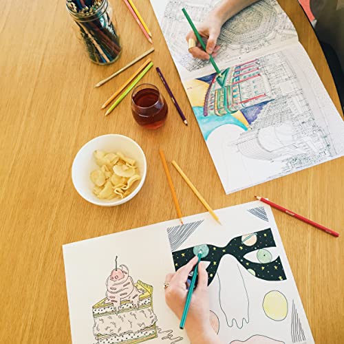 Fantastic Cities: A Coloring Book of Amazing Places Real and Imagined