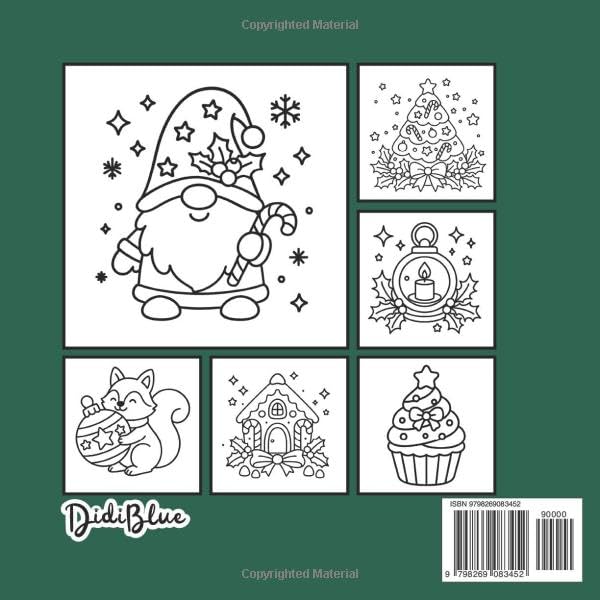 Bold and Easy Christmas Coloring Book: Cute and Simple Designs for Relaxation (Cozy Seasonal Collection)