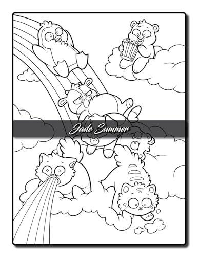 Tiny Animals Coloring Book: For Adults with Hilarious Scenes for Fun and Relaxation (Cute Animal Coloring Books)