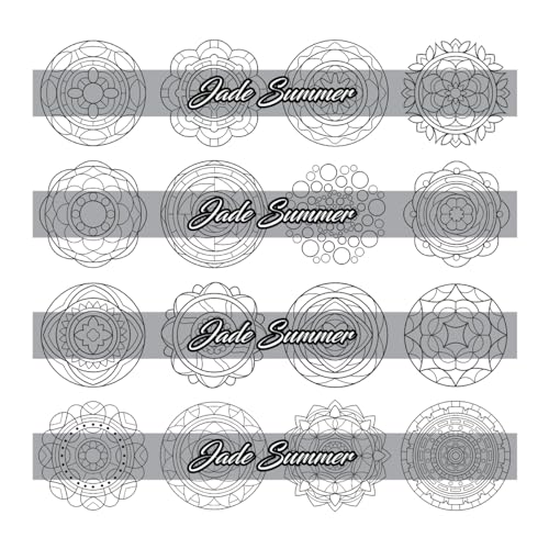 100 Mini Mandalas: A Mandala Coloring Book for Adults and Kids with Easy, Cute, and Tiny Designs for Stress Relief and Relaxation