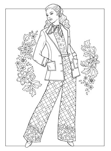 Creative Haven Fabulous Fashions of the 1970s Coloring Book (Adult Coloring Books: Fashion)