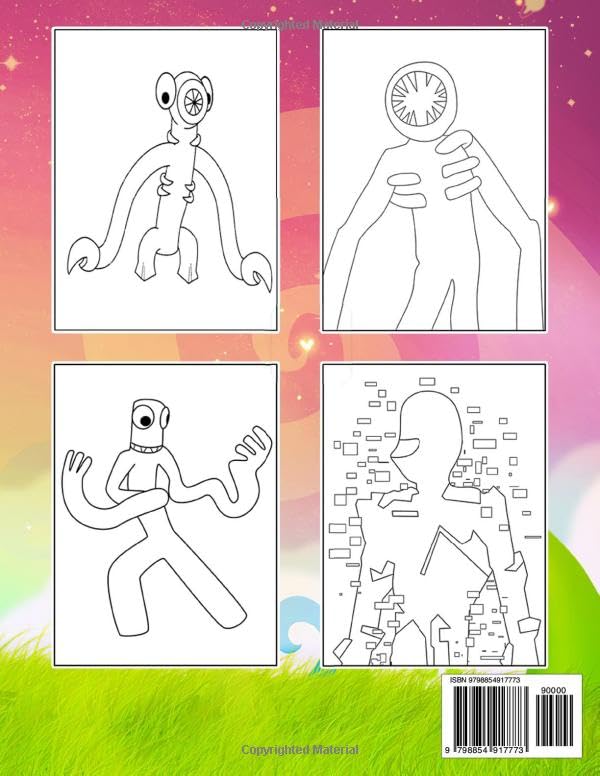 DOO%RS Coloring Book Game Hide And Seek: 50+ Great Coloring Pages For Kids, Teens, Adults. Beautiful And Exclusive Illustrations Of Your Favorite ... Create Your Masterpieces | 8.5 x 11 inches