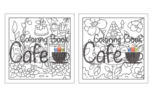 Garden Cuties: Cute and Comfy Coloring Book for Adults and Teens Featuring Adorable Critters in Cozy Garden Scenes (Cute and Comfy Coloring Books)