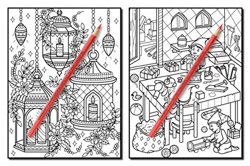 Christmas Coloring Book: An Adult Coloring Book with Fun, Easy, and Relaxing Designs (Volume 2)