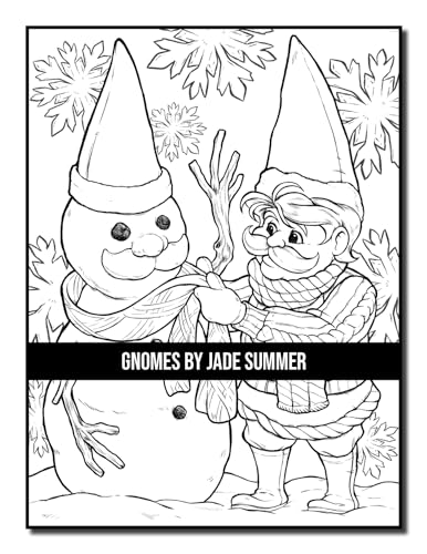 Gnomes: A Fantasy Coloring Book for Adults and Kids with Adorable Characters, Whimsical Scenes, and More!