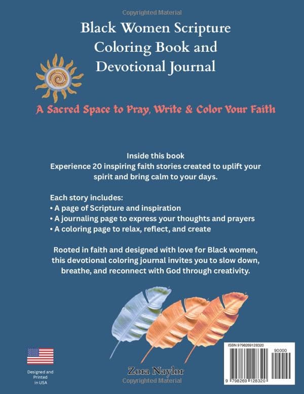 SACRED SISTERS: A Biblical Coloring book & Meditation Journal for Black Women
