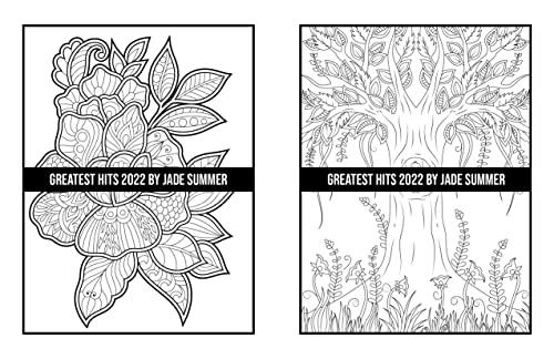 Greatest Hits: An Adult Coloring Book with the 100 Best Pages from the Jade Summer Collection