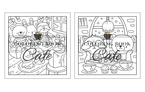 Winter Hygge: Cute and Cozy Coloring Book for Adults & Teens Featuring Comfy Winter Scenes with Adorable Animal Characters (Cute and Comfy Coloring Books)