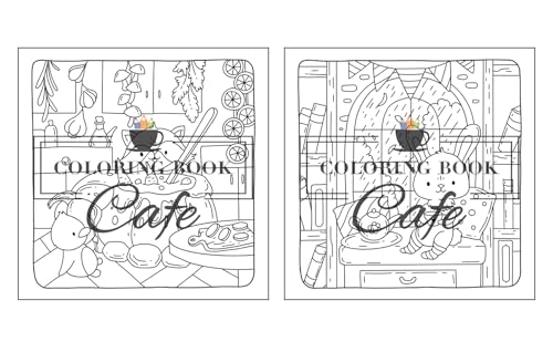 Autumn Hygge: Cute and Cozy Coloring Book for Adults & Teens Featuring Autumn Scenes with Adorable Animals Characters