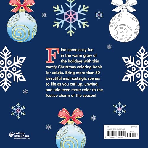 Color Christmas Bright: A Very Merry Coloring Book for Adults