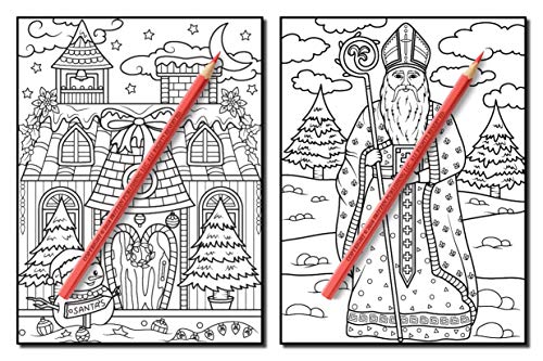 Christmas Coloring Book: An Adult Coloring Book with Fun, Easy, and Relaxing Designs (Volume 2)