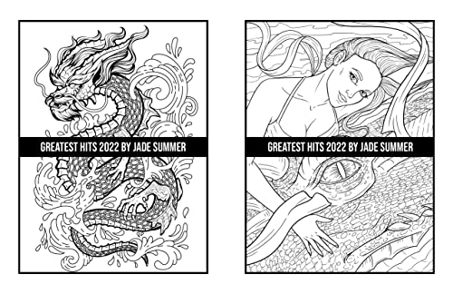 Greatest Hits: An Adult Coloring Book with the 100 Best Pages from the Jade Summer Collection