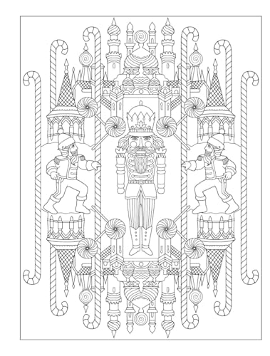 Creative Haven The Nutcracker Designs Coloring Book (Adult Coloring Books: Christmas)
