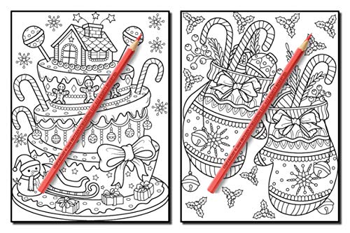 Christmas Coloring Book: An Adult Coloring Book with Fun, Easy, and Relaxing Designs (Volume 2)