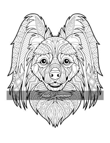 Amazing Dogs Coloring Book: Beautiful Dogs, Adorable Puppies, and Relaxing Designs for Adults and Teens