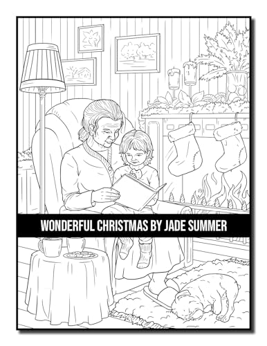 Wonderful Christmas: An Adult Coloring Book with Charming Christmas Scenes and Winter Holiday Fun (Christmas Coloring Books)
