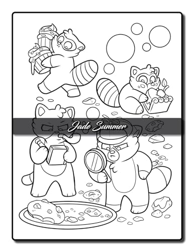 Tiny Animals Coloring Book: For Adults with Hilarious Scenes for Fun and Relaxation (Cute Animal Coloring Books)