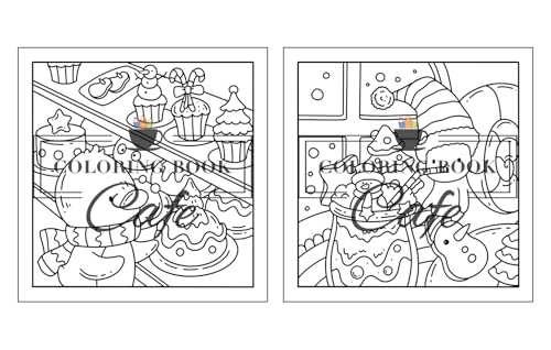 Winter Hygge: Cute and Cozy Coloring Book for Adults & Teens Featuring Comfy Winter Scenes with Adorable Animal Characters (Cute and Comfy Coloring Books)