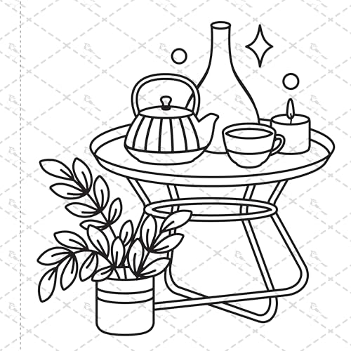 Cozy Coloring Hygge: 50+ Bold and Easy Pages to Color