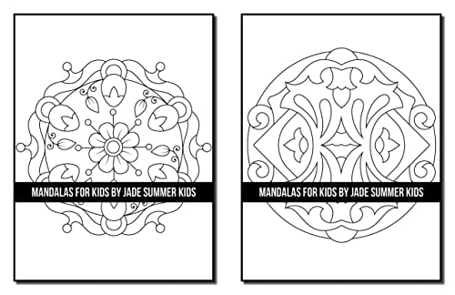 Mandala Coloring Book: For Kids with Fun, Easy, and Relaxing Mandalas for Boys and Girls