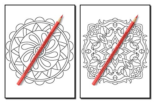 Mandalas for Beginners: An Adult Coloring Book with Fun, Easy, and Relaxing Coloring Pages (Easy Coloring Books)